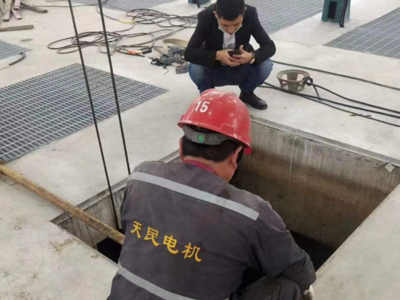 外围工程维修现场